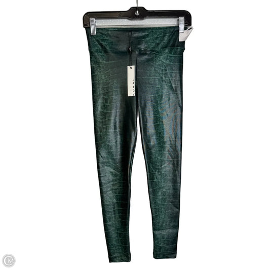 Athletic Leggings By Clothes Mentor In Green, Size: S