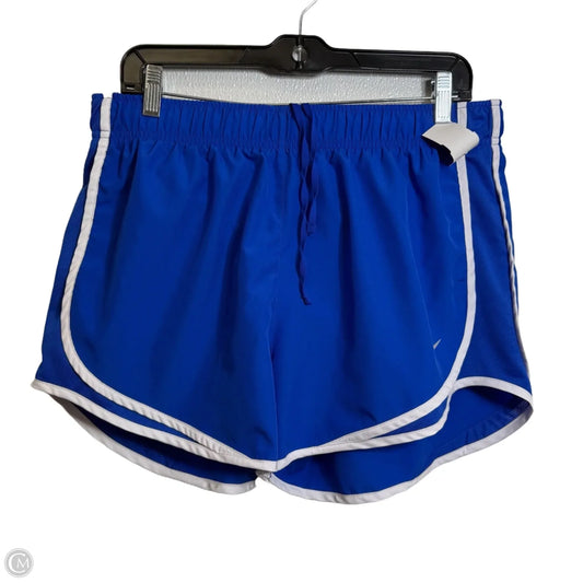 Athletic Shorts By Nike In Blue, Size: L