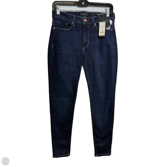 Jeans Skinny By Banana Republic In Blue Denim, Size: 4
