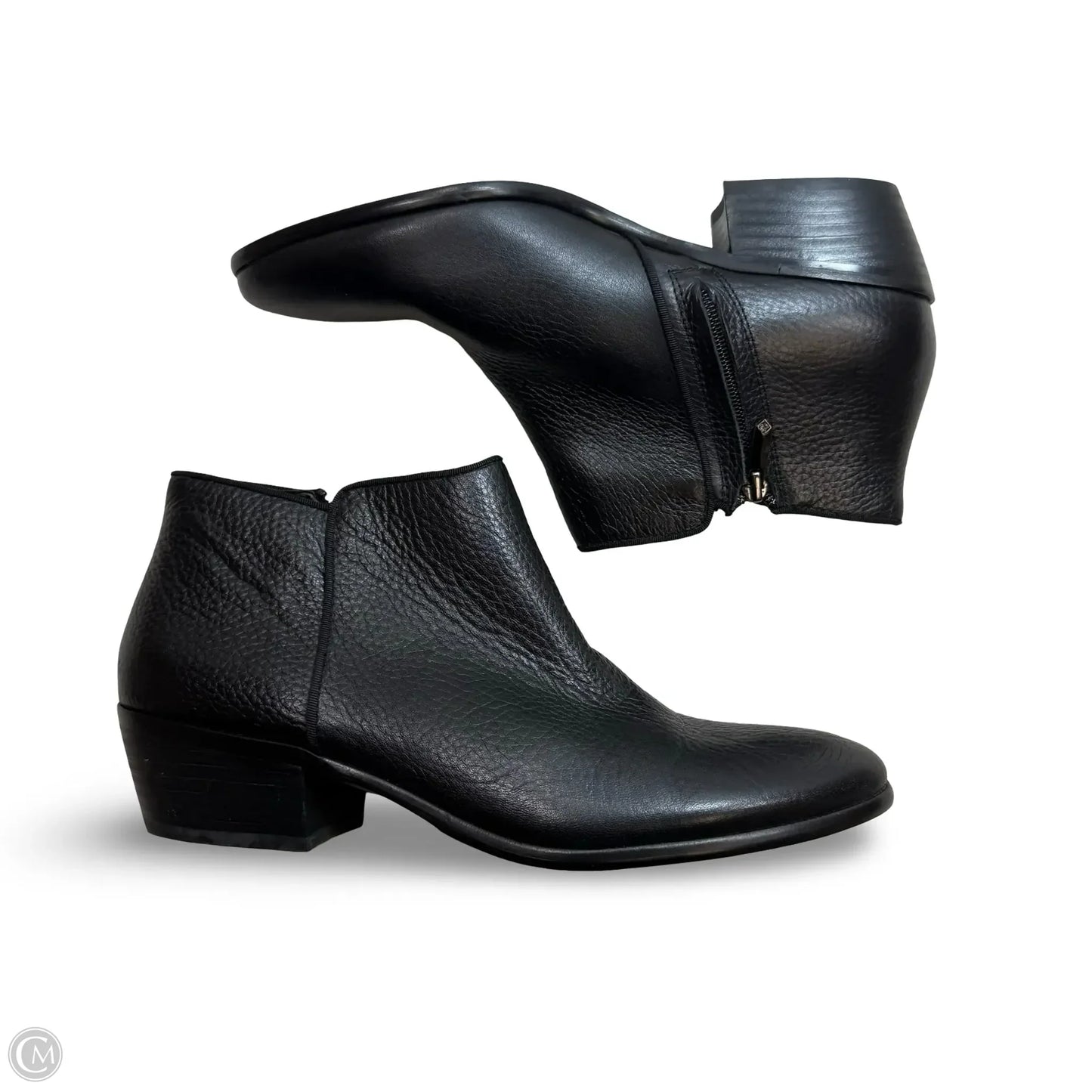 Boots Ankle Flats By Sam Edelman In Black, Size: 7