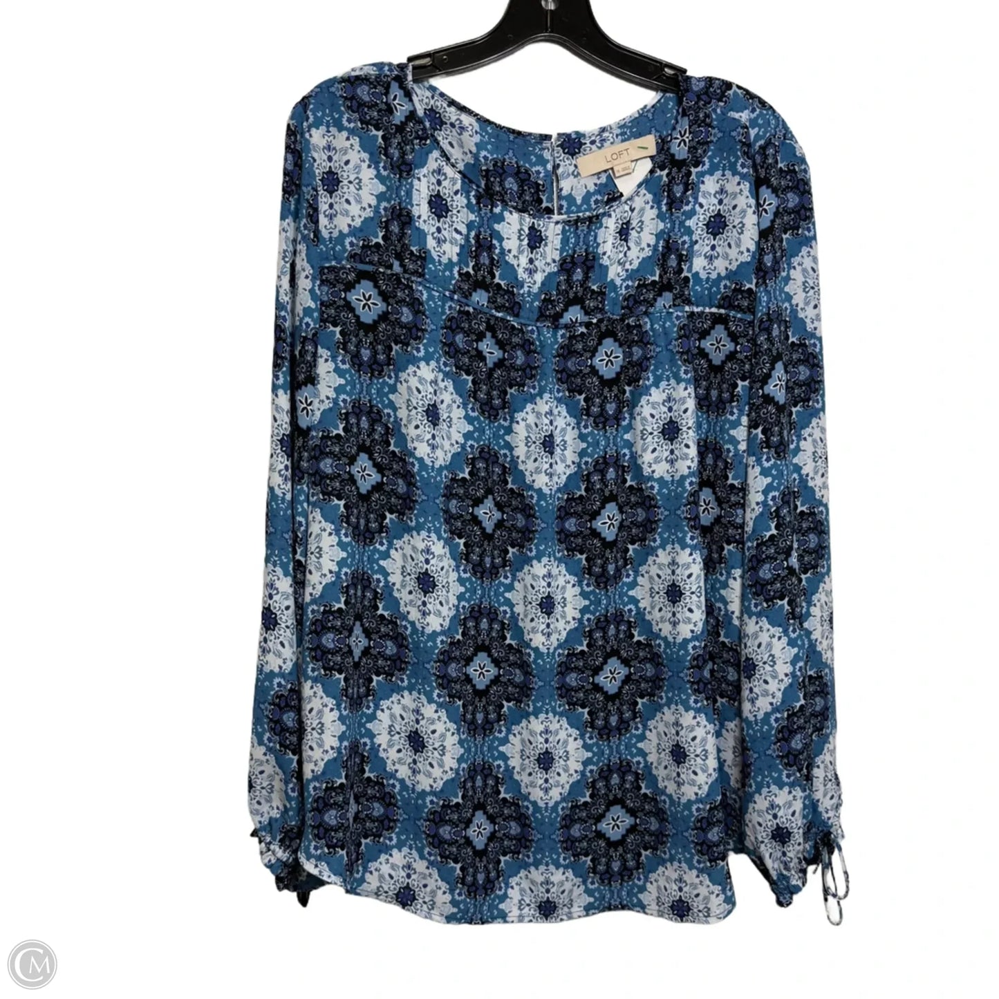 Top Long Sleeve By Loft In Blue, Size: Xl