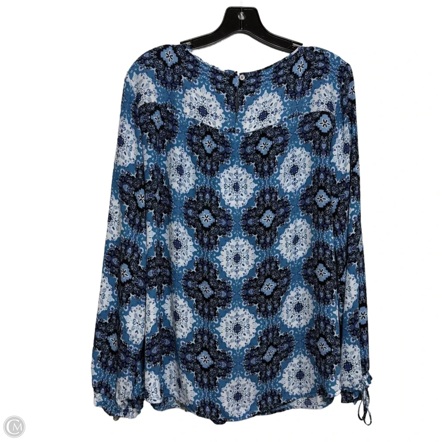 Top Long Sleeve By Loft In Blue, Size: Xl