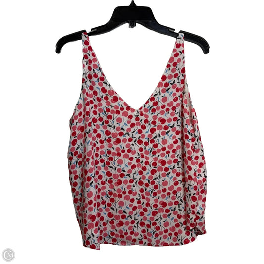 Top Sleeveless By Loft In Multi-colored, Size: M