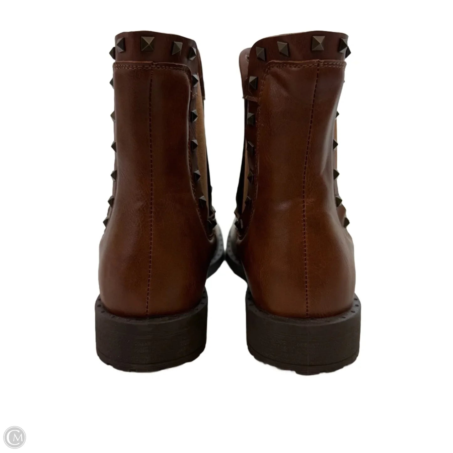 Boots Ankle Flats By Olivia Miller In Brown, Size: 11