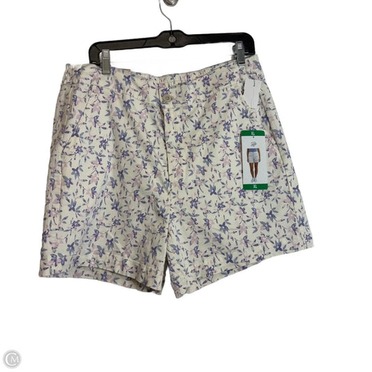 Shorts By Jachs Girlfirend In Floral Print, Size: Xl