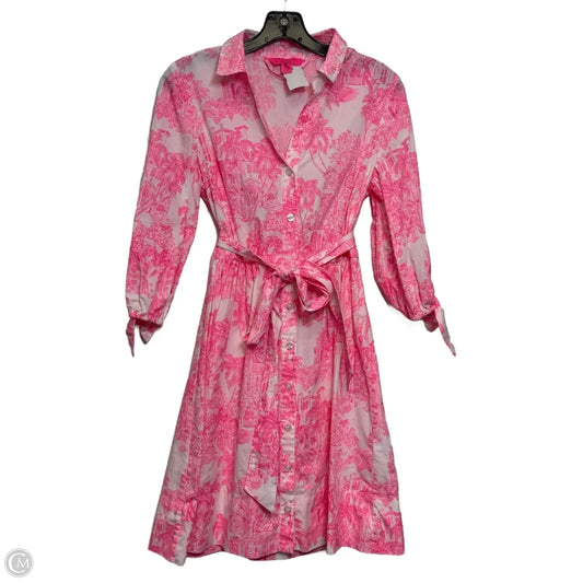 Dress Designer By Lilly Pulitzer In Pink, Size: 4