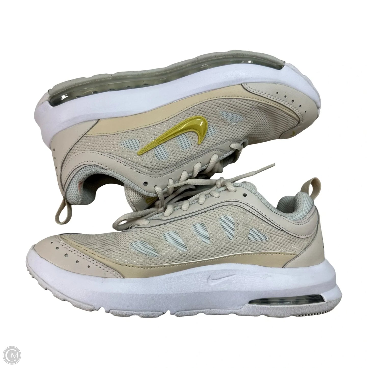 Shoes Sneakers By Nike In Cream, Size: 9.5