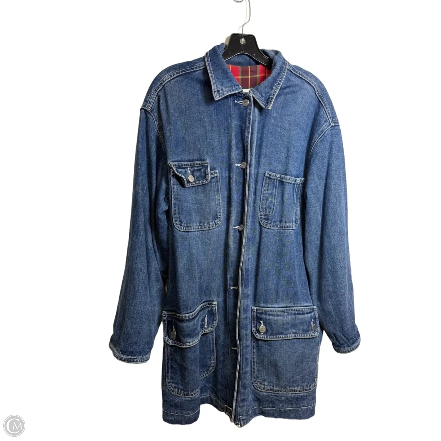 Jacket Denim By Jones New York In Blue Denim, Size: M