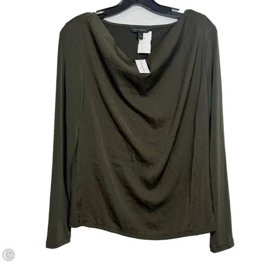 Top Long Sleeve By Banana Republic In Green, Size: S