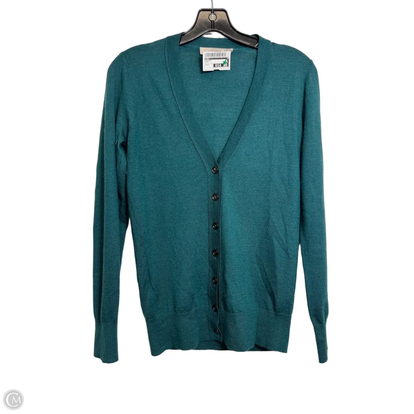 Cardigan By Loft In Green, Size: S