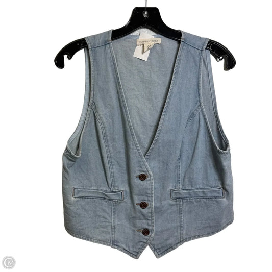 Vest Other By Happily Grey In Blue Denim, Size: Xl