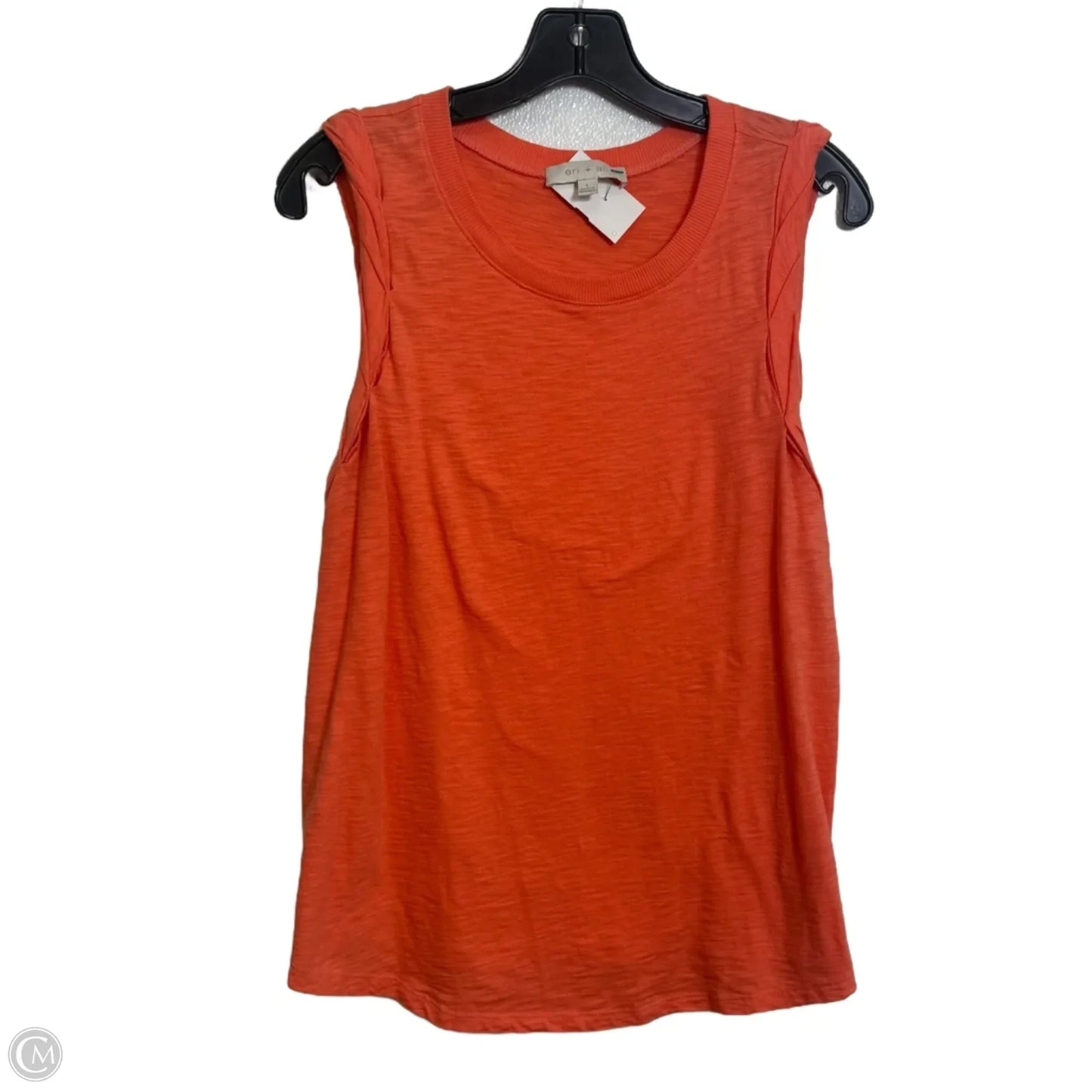 Top Sleeveless By Eri + Ali In Orange, Size: L