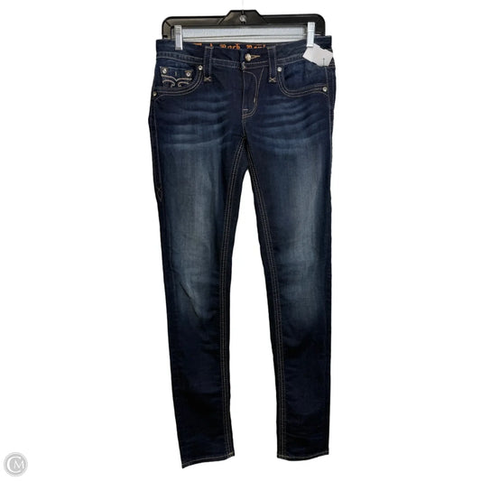 Jeans Skinny By Rock Revival In Blue Denim, Size: 4