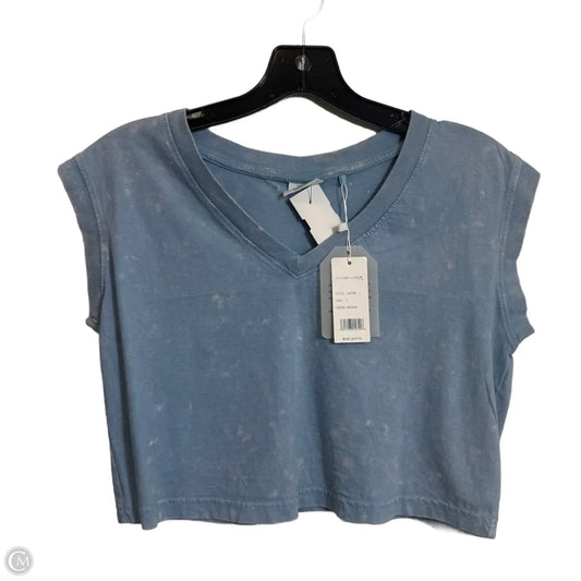Top Short Sleeve By Clothes Mentor In Blue, Size: S