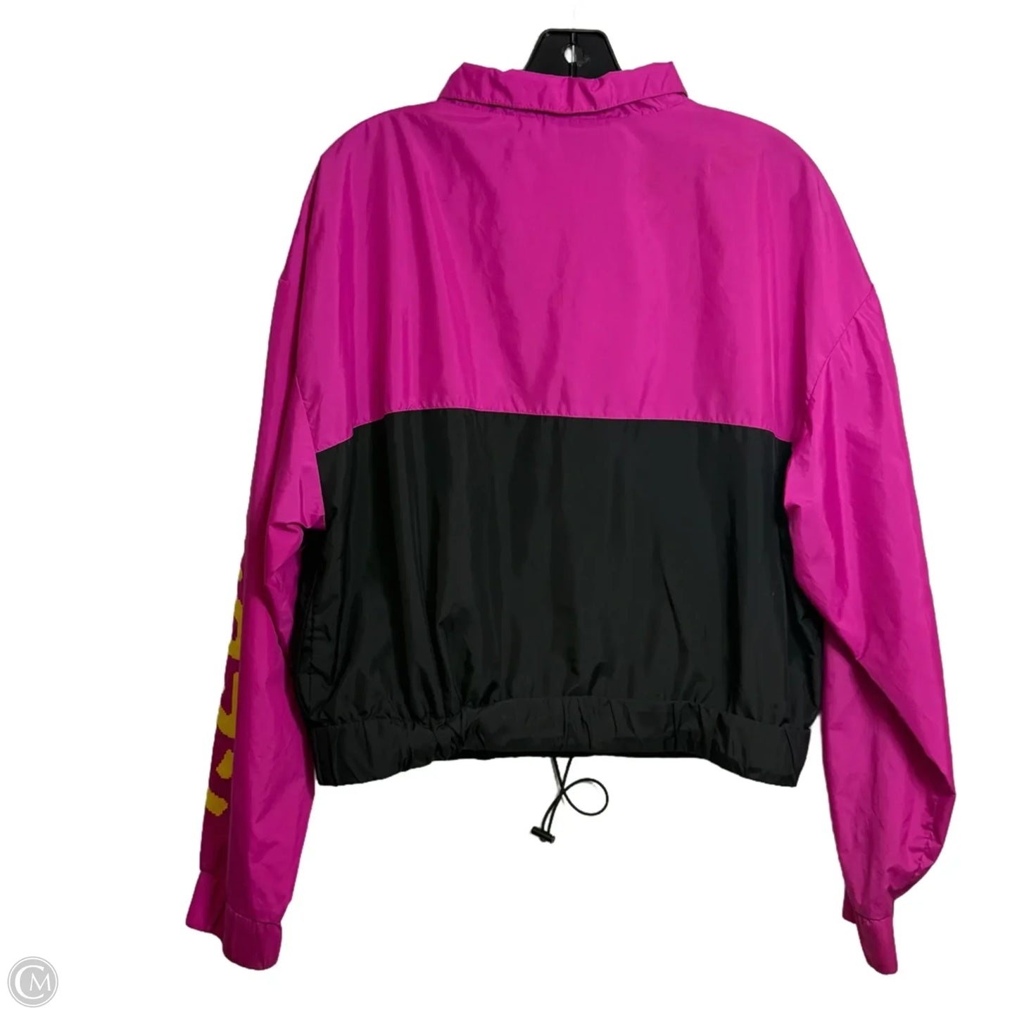 Jacket Windbreaker By PAC-MAN In Pink, Size: Xl