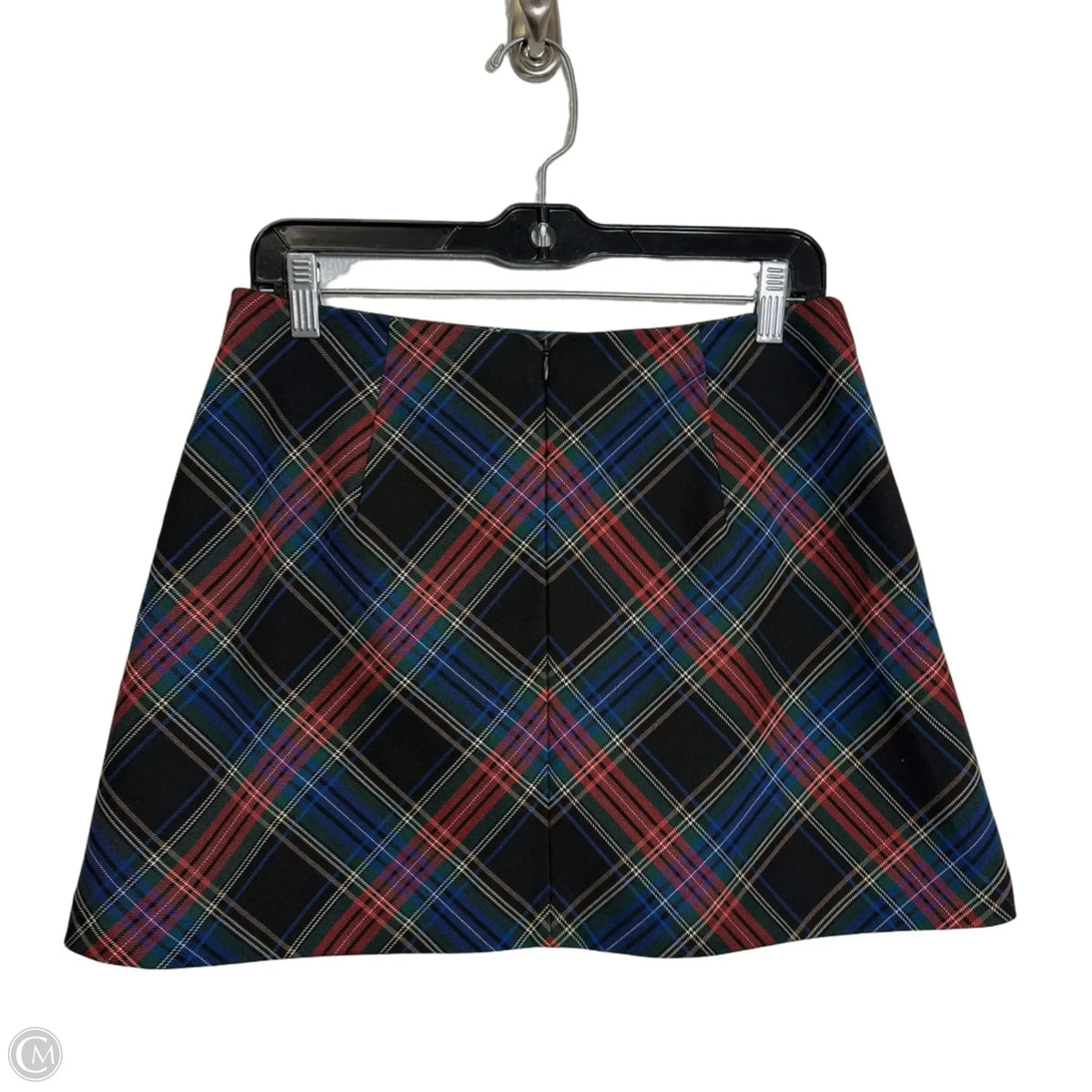 Skirt Mini & Short By Zara In Plaid Pattern, Size: M