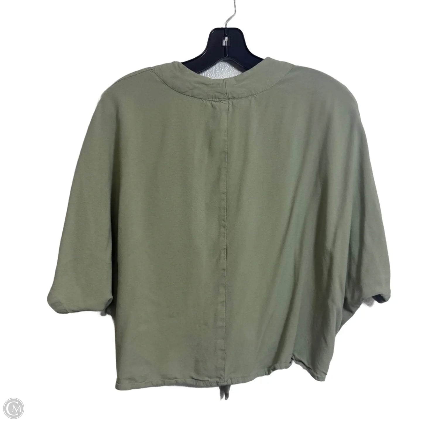 Top Short Sleeve By Sim & Sam In Green, Size: M