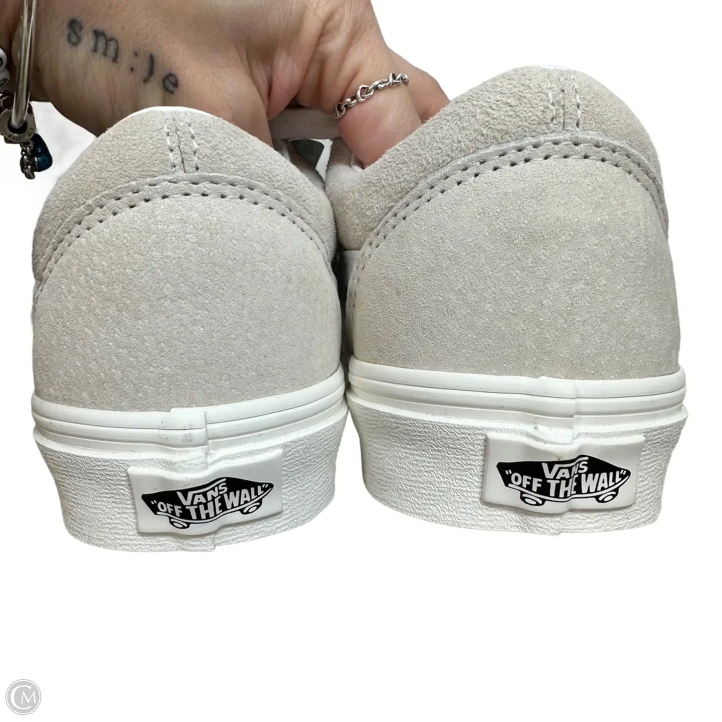 Shoes Sneakers By Vans In Beige, Size: 8