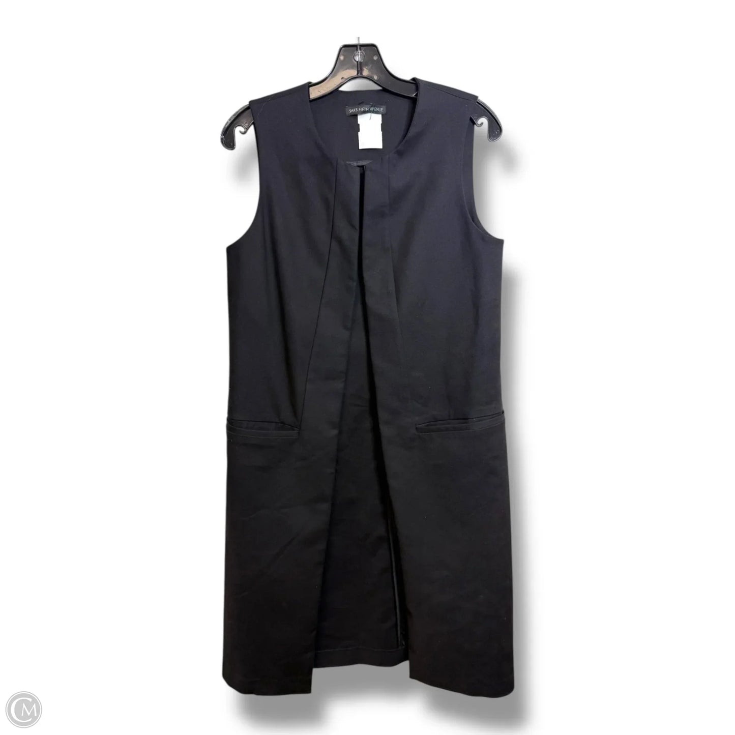 Vest Other By Saks Fifth Avenue In Black, Size: S