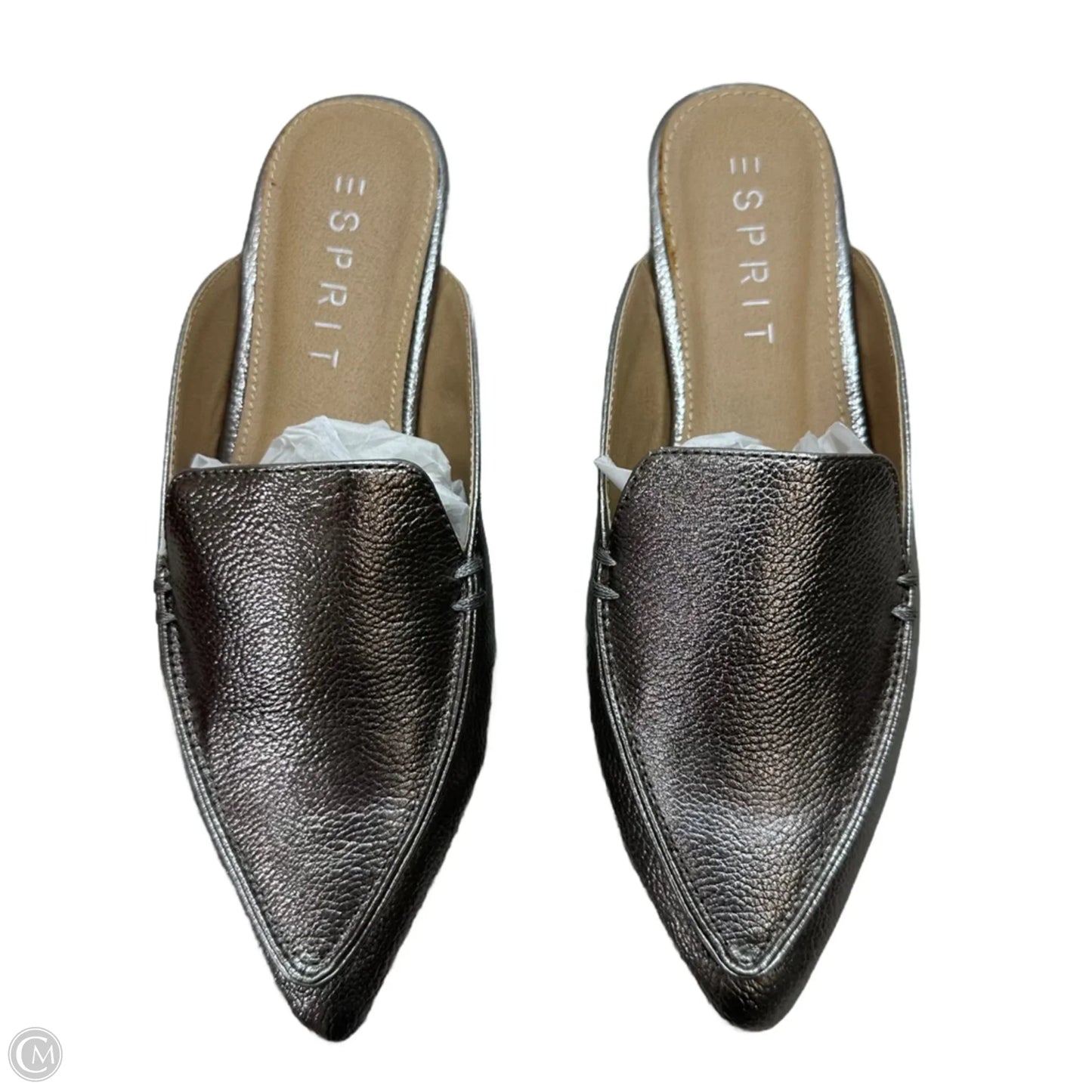 Shoes Flats By Clothes Mentor In Silver, Size: 6