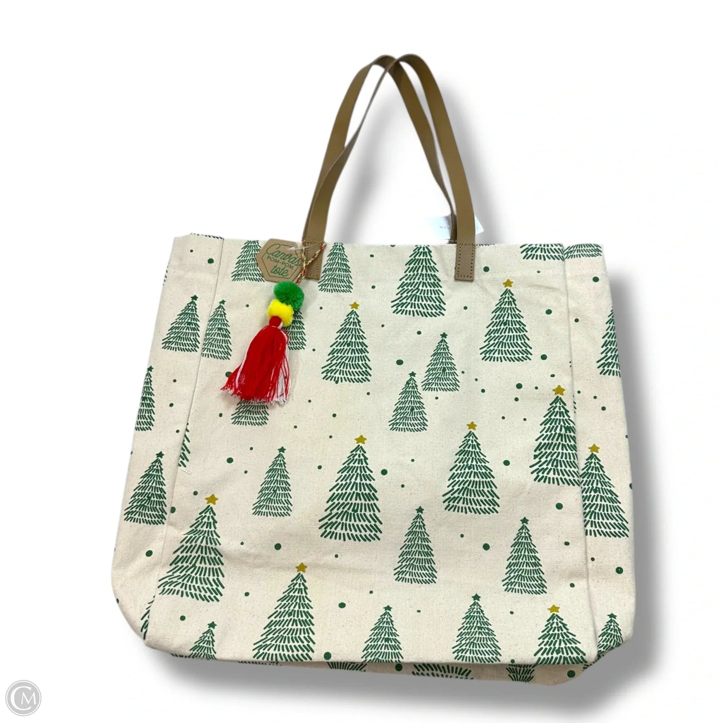 Christmas Tote By Clothes Mentor, Size: Large