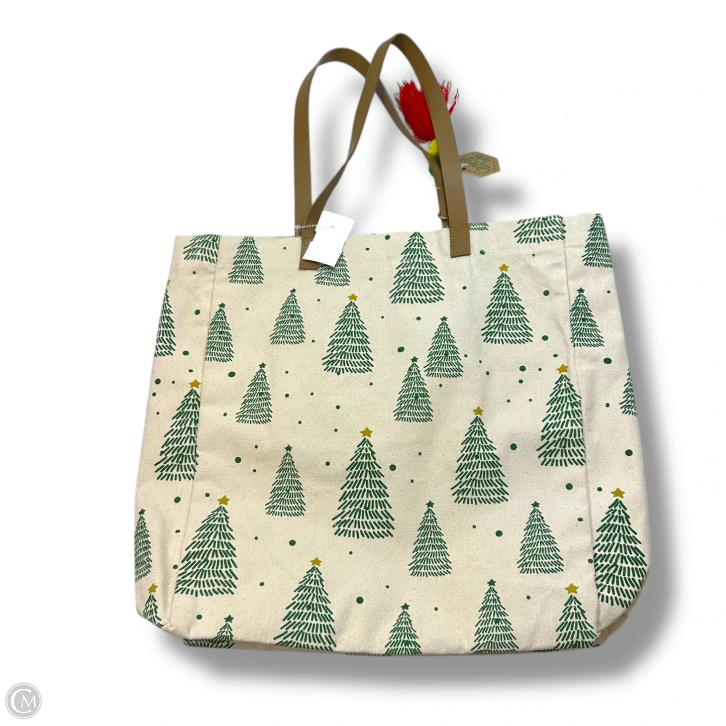 Christmas Tote By Clothes Mentor, Size: Large