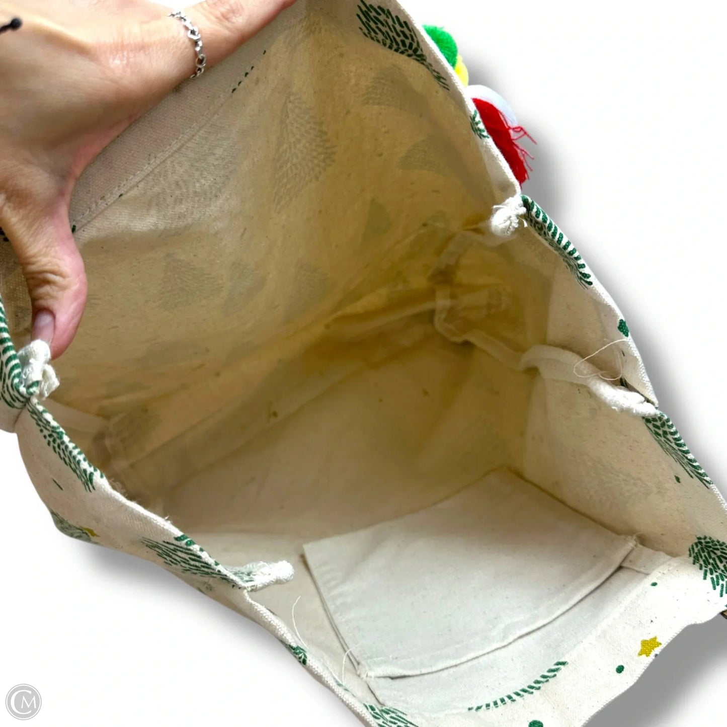 Christmas Tote By Clothes Mentor, Size: Large