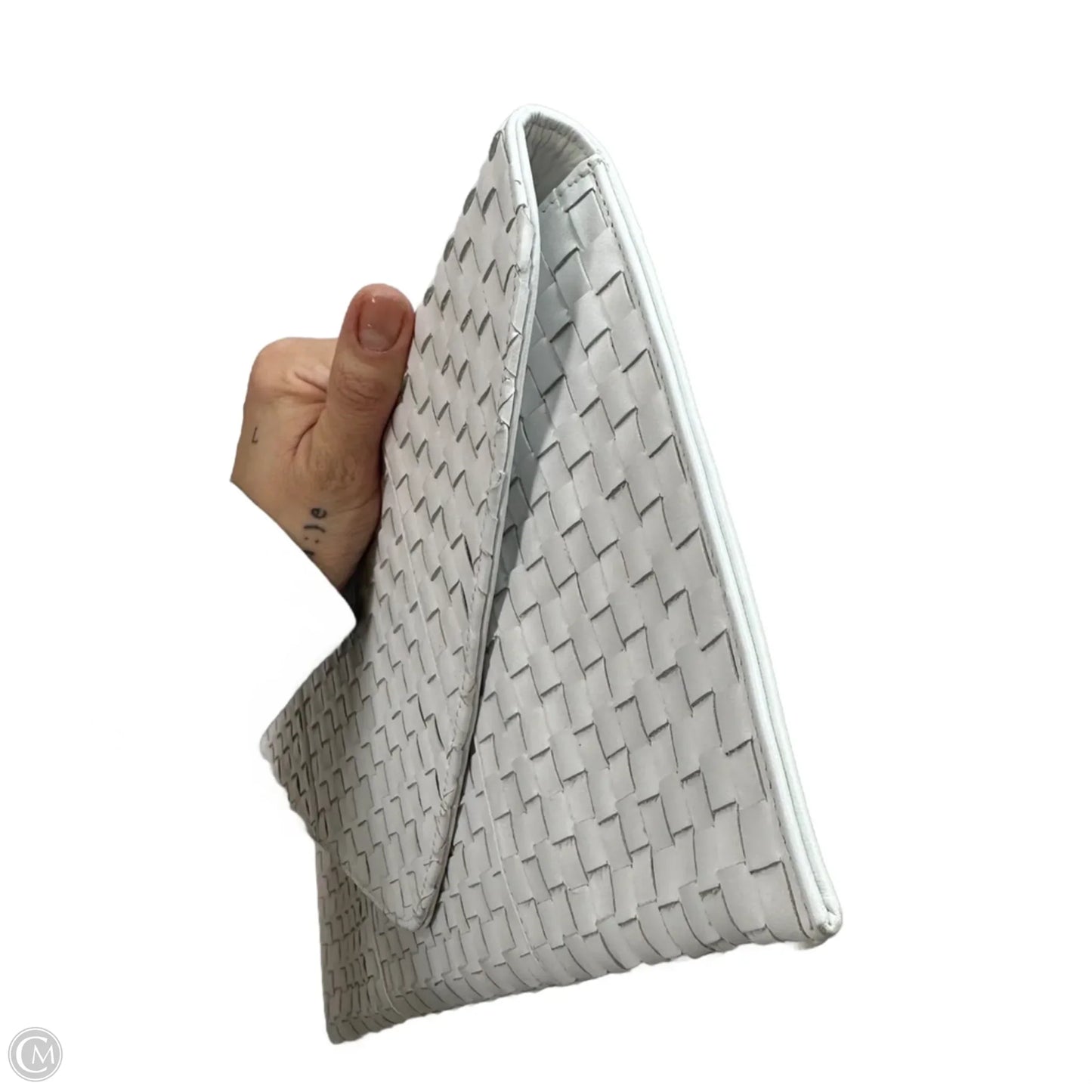 Leather clutch Handbag By Sandra Cadavid, Size: Medium