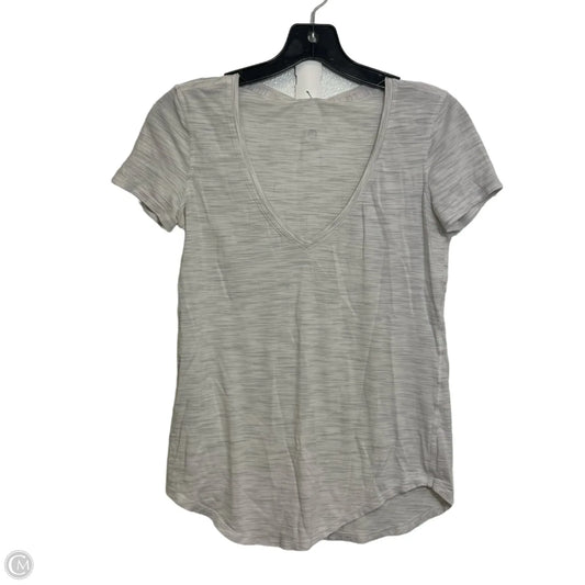 Top Short Sleeve Basic By Lululemon In Grey, Size: S