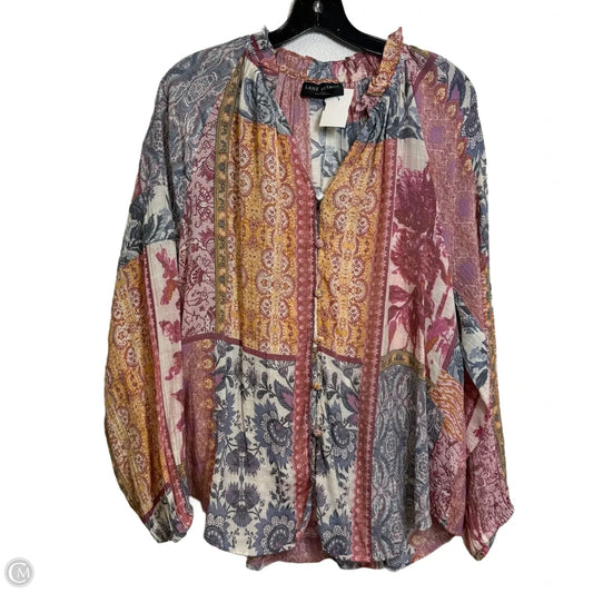 Top Long Sleeve By Lane Bryant In Multi-colored, Size: 14