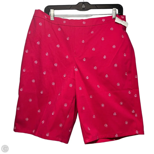 Shorts By Isaac Mizrahi In Pink, Size: 14