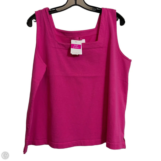 Tank Top By Fresh Produce In Pink, Size: Xxl