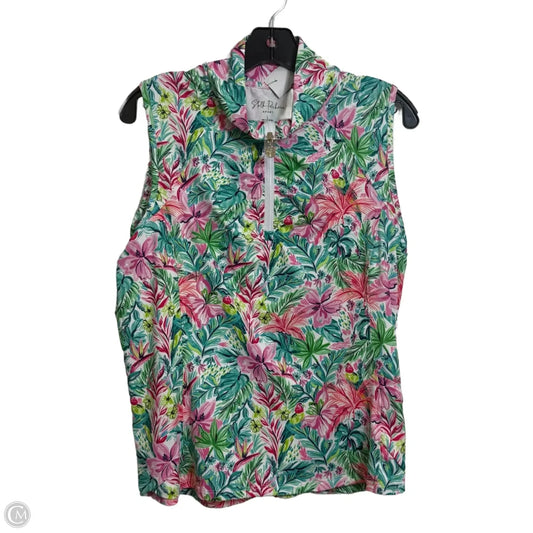 Top Sleeveless Designer By Stella Parker In Multi-colored, Size: L