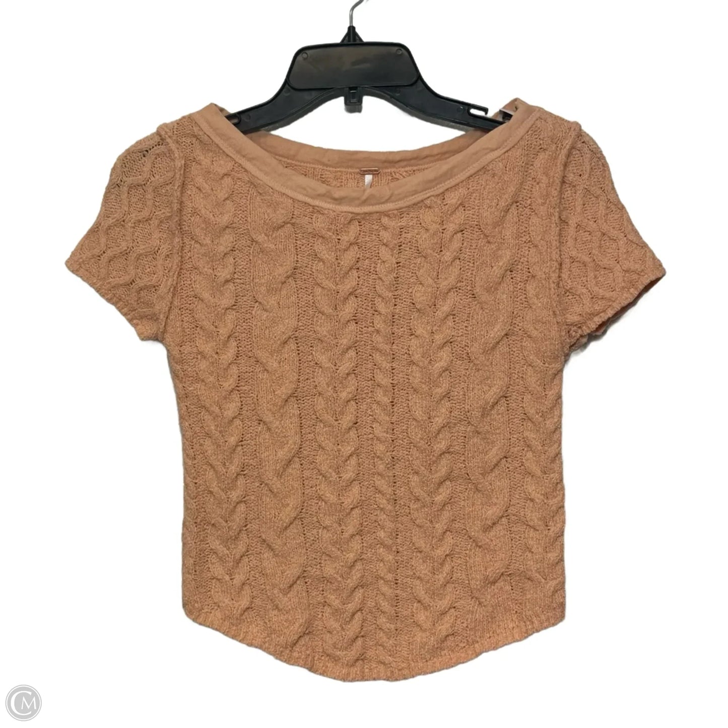 Top Short Sleeve Basic By Free People In Orange, Size: S