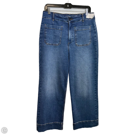 Jeans Wide Leg By Bagatelle In Blue Denim, Size: 10