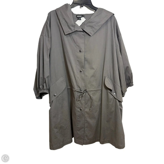 Jacket By Dkny In Grey, Size: M