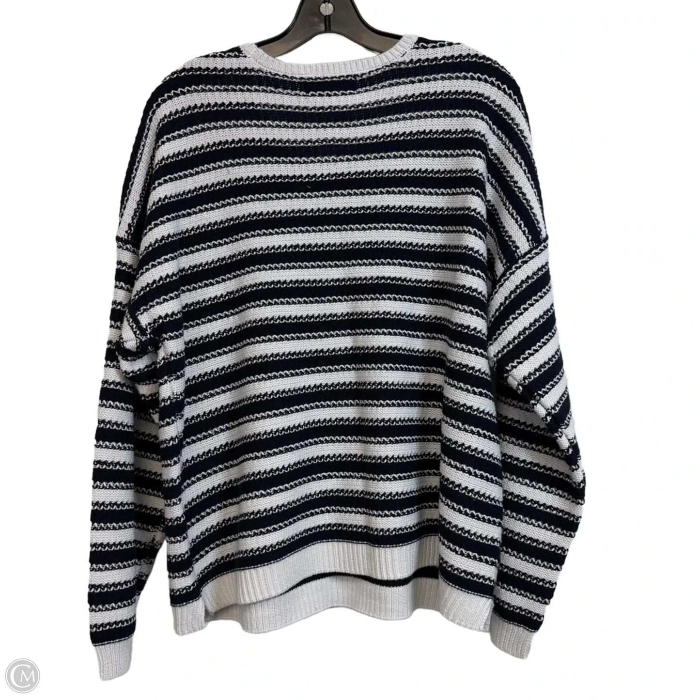 Sweater By Joseph A. In Striped Pattern, Size: Xxl