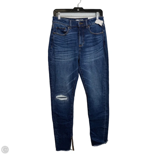 Jeans Skinny By Loft In Blue Denim, Size: 4