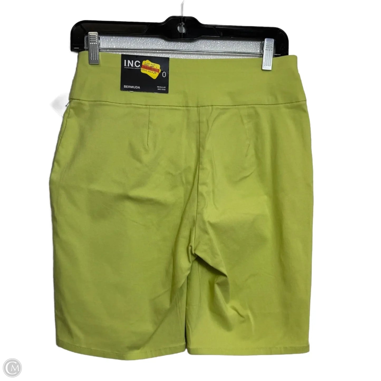 Shorts By Inc In Green, Size: 0