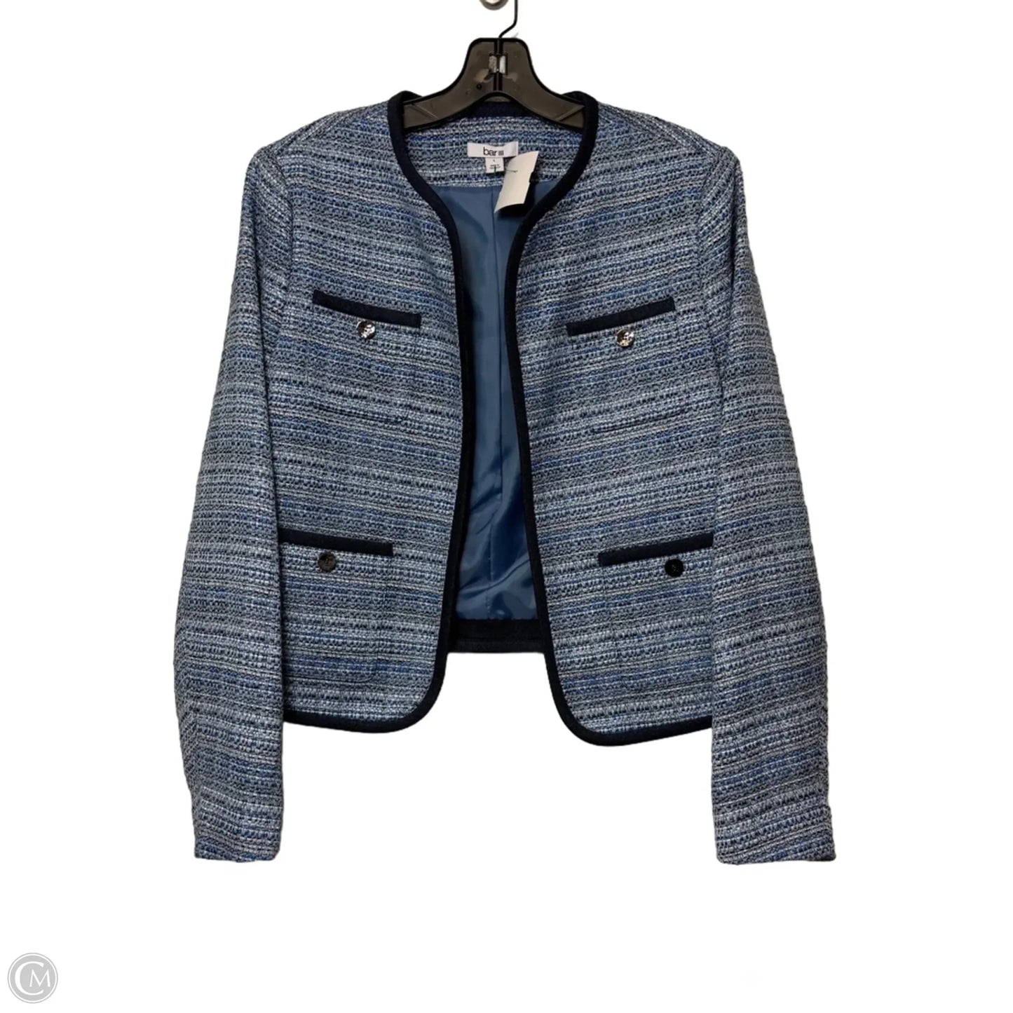 Blazer By Bar Iii In Blue, Size: L