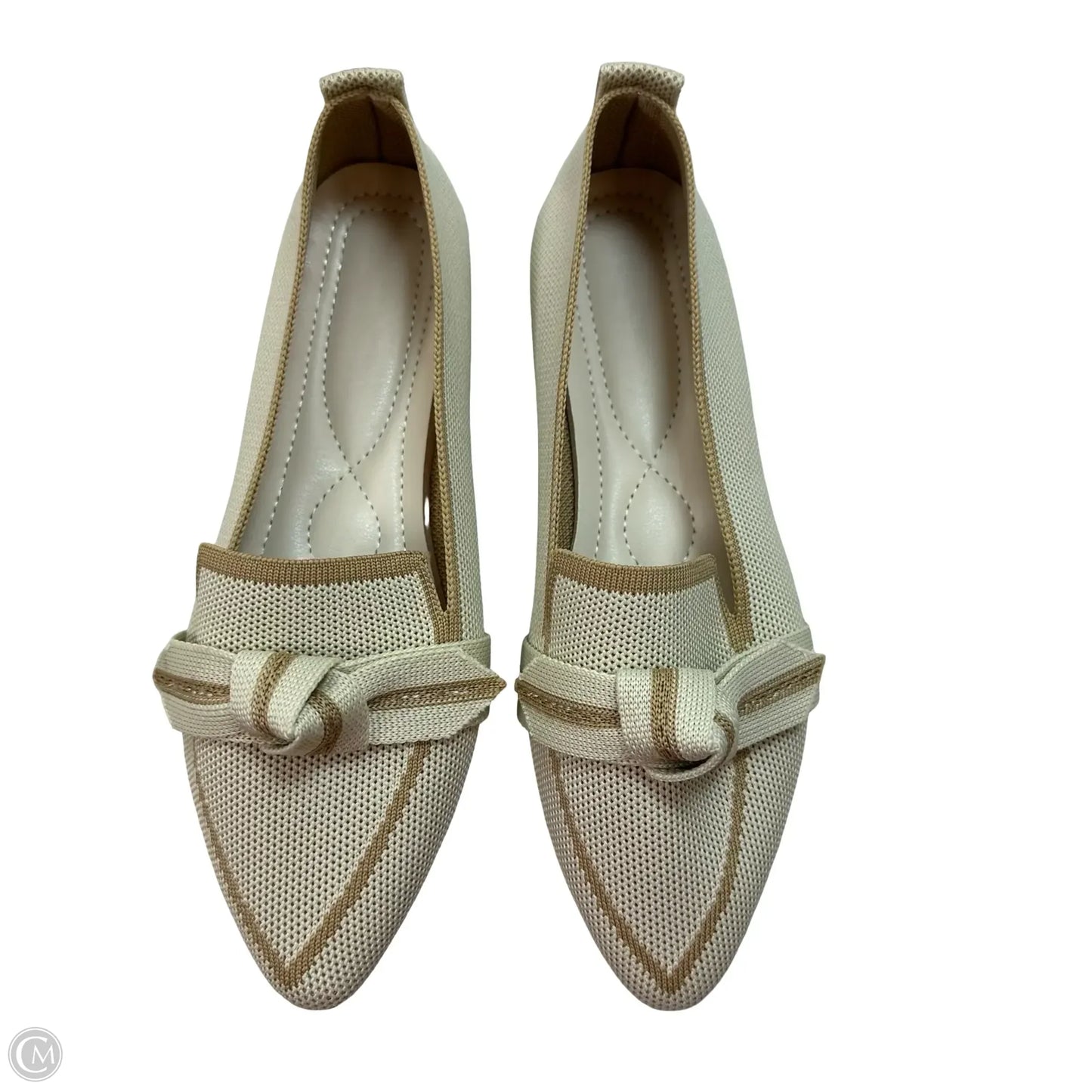 Shoes Flats By Clothes Mentor In Beige, Size: 8.5