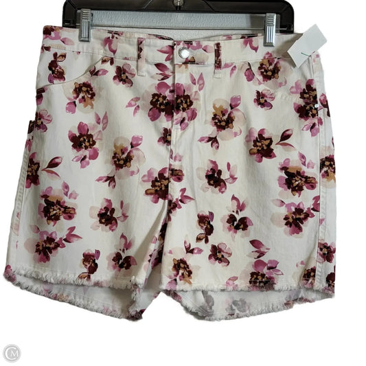 Shorts By Workshop In Floral Print, Size: 14