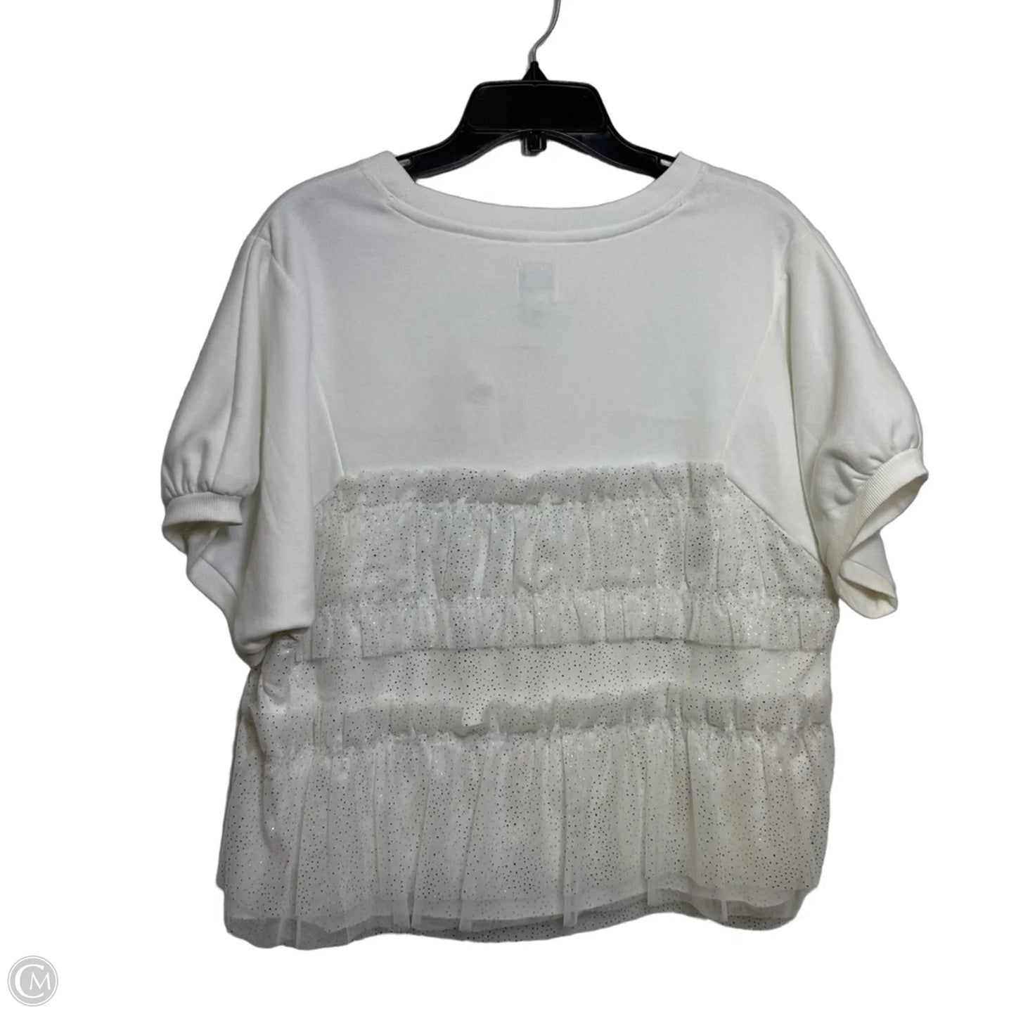 Top Short Sleeve By Maeve In White, Size: M