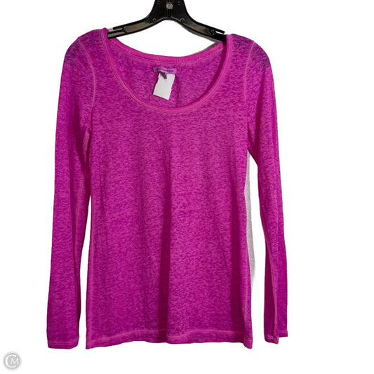 Top Long Sleeve By American Eagle In Pink, Size: M