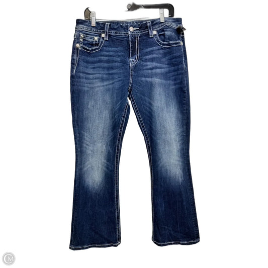 Jeans mid rise easy boot By Miss Me In Blue Denim, Size: 10