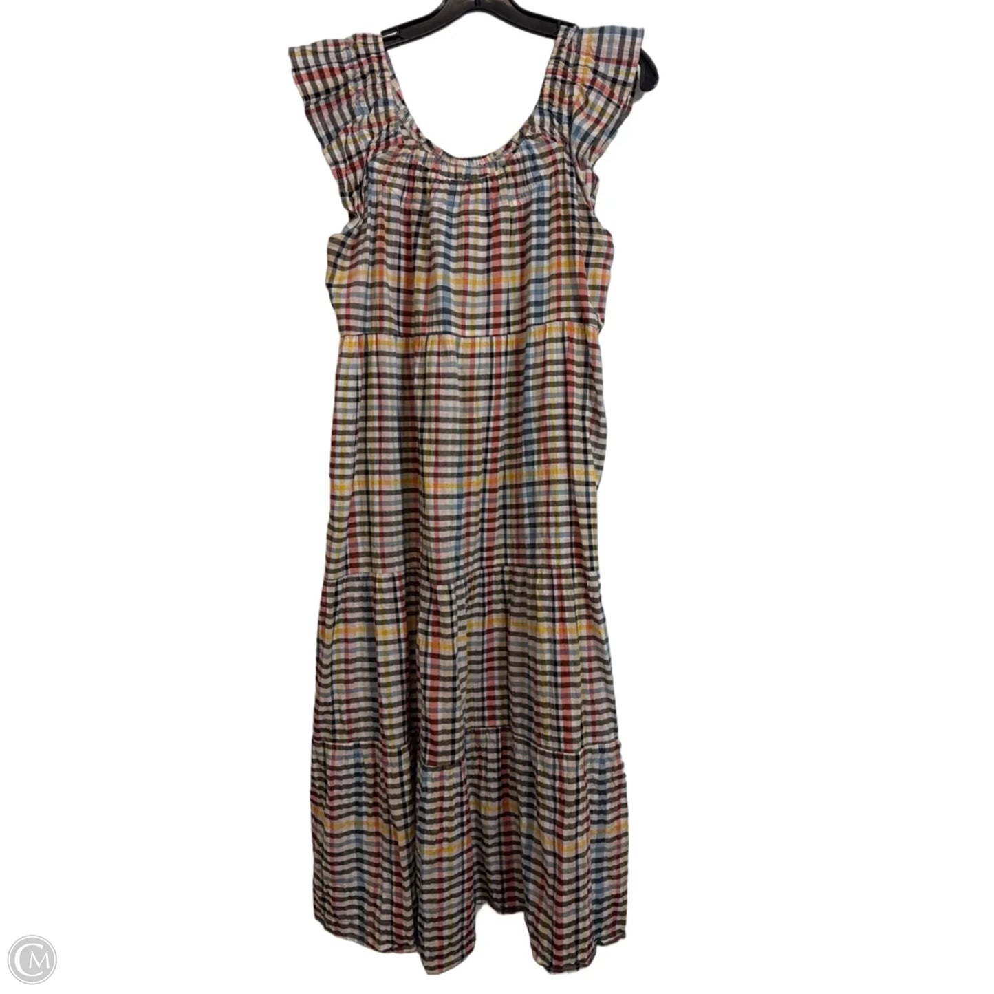 Dress Casual Short By Loft In Plaid Pattern, Size: S