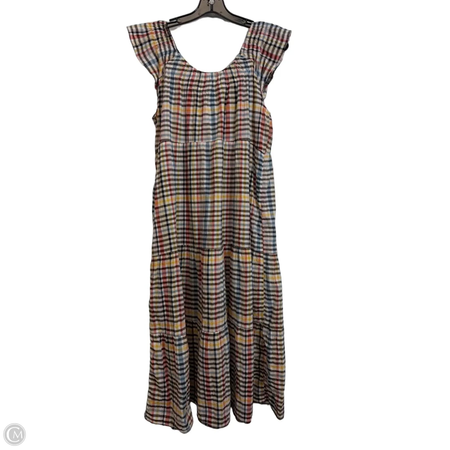 Dress Casual Short By Loft In Plaid Pattern, Size: S
