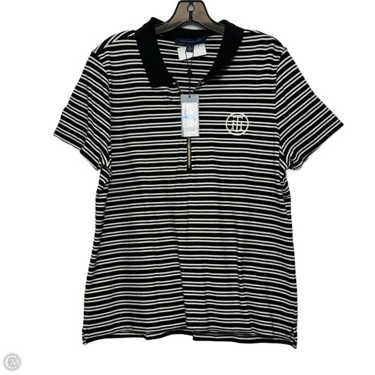 Top Short Sleeve By Tommy Hilfiger In Striped Pattern, Size: Xl