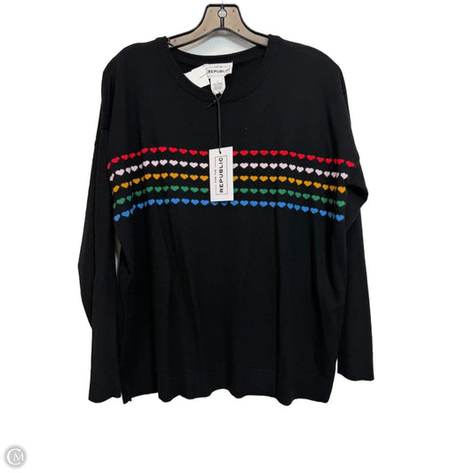 Top Long Sleeve By Clothes Mentor In Black, Size: L