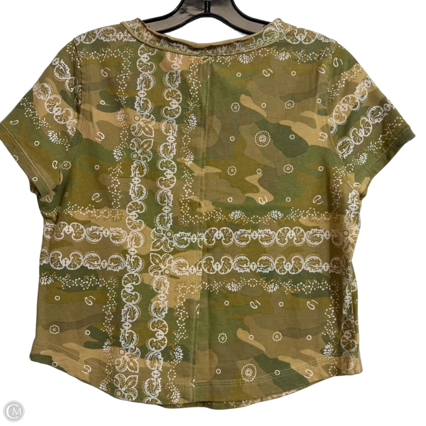 Top Short Sleeve By Pilcro In Camouflage Print, Size: M